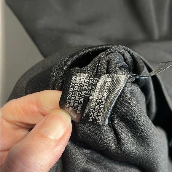 Tahari Black Embellished Ruched Mini Dress - Picture 12 of 12